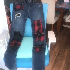 Ladys patched up jeans 👖